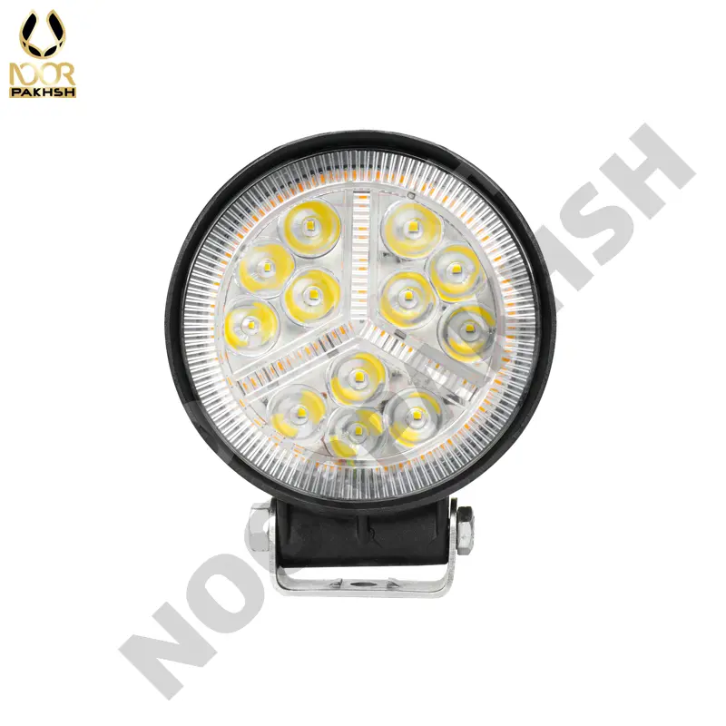 پروژکتور گرد 16smd طرح بنز نئون‌دار